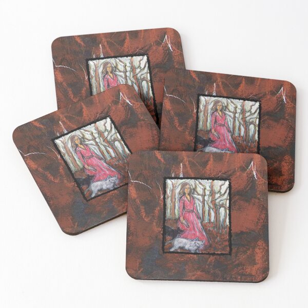Item preview, Walking with Cats Artwork by Katt Yanda designed and sold by Artist-Katt-Yanda.