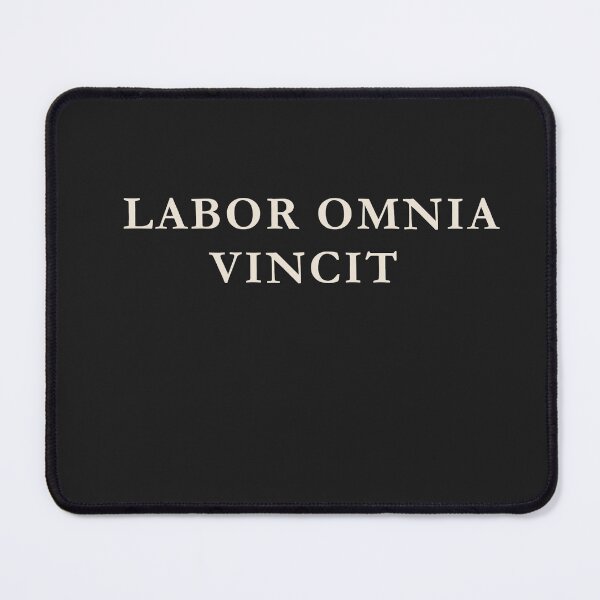 Item preview, Labor Omnia Vincit Latin Dark Academia Classical Text Design designed and sold by semenol.