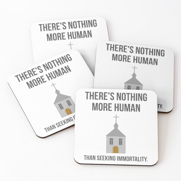 Item preview, There’s nothing more human than seeking immortality  designed and sold by Rachel the Artist .