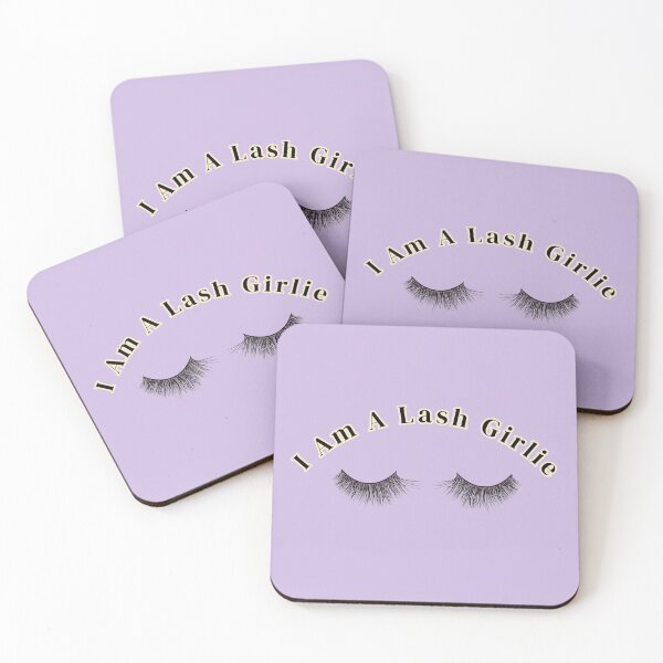 Item preview, I Am A Lash Girlie Beauty Stickers Prints Posters Wall Art Magnet Home Coffee Cup Decoration TShirt Stationary Notebook Magnet Hat Kitchen Work School Office Redbubble Shop designed and sold by Saritas Boutique Shop.