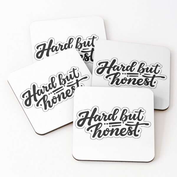 Item preview, Hard but honest designed and sold by MendaciousMina.