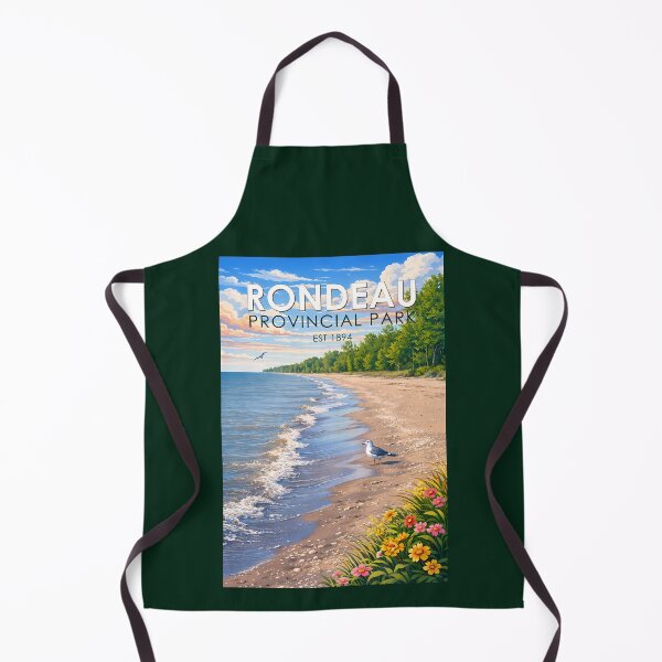 Item preview, Rondeau Provincial Park Canada Illustration Travel Art Vintage designed and sold by KrisSidDesigns.