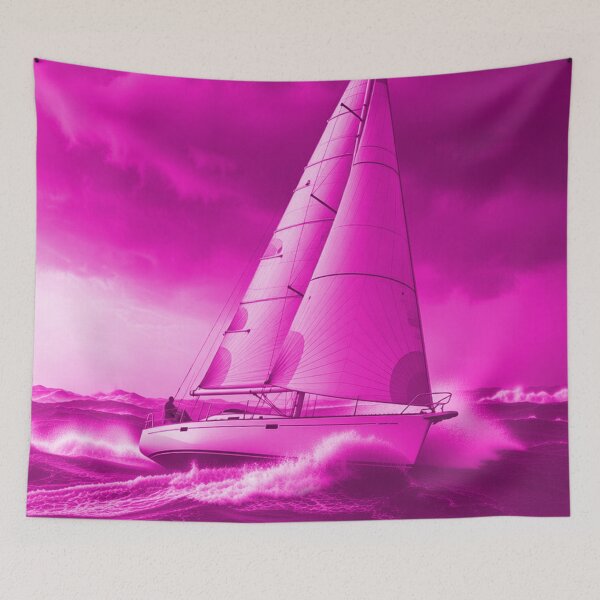 Item preview, sailboat sunset designed and sold by Zombie-Shirts.