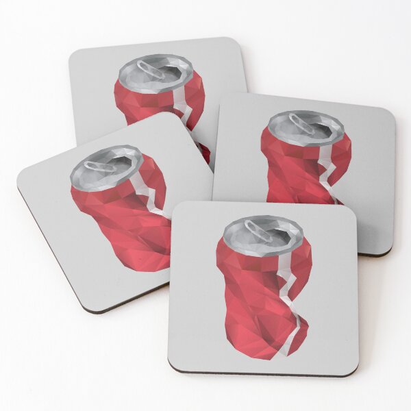 Item preview, Crushed Cola Can Polygon art designed and sold by polymolystudio.