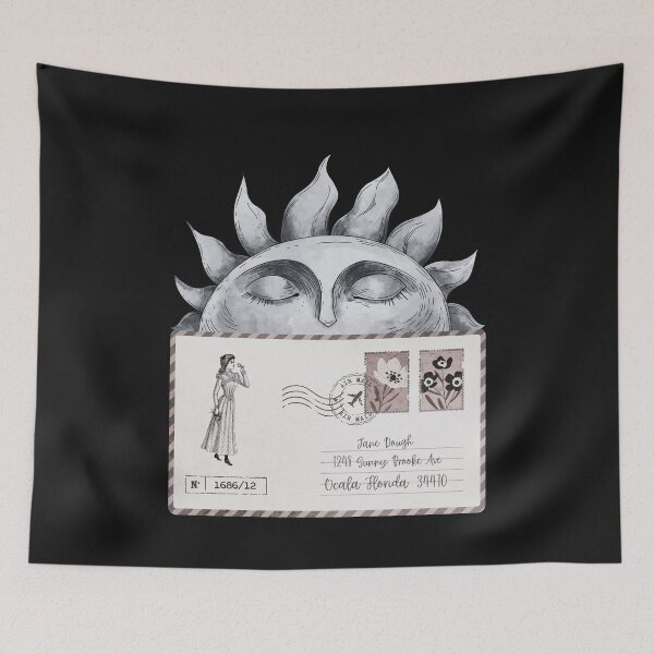 Item preview, Vintage Sunny Florida Mail Art designed and sold by ShadeScapeArt.