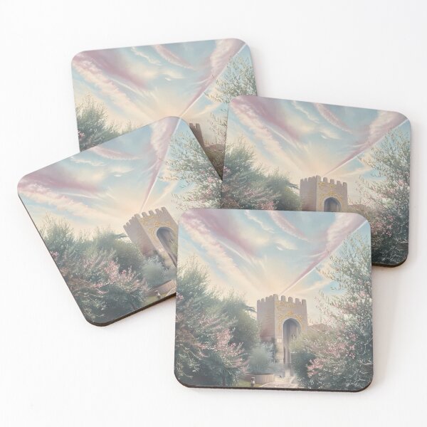 Item preview, Guardian of the Sky: A Rococo Vision of Assisi designed and sold by Sacred Twilight Art.