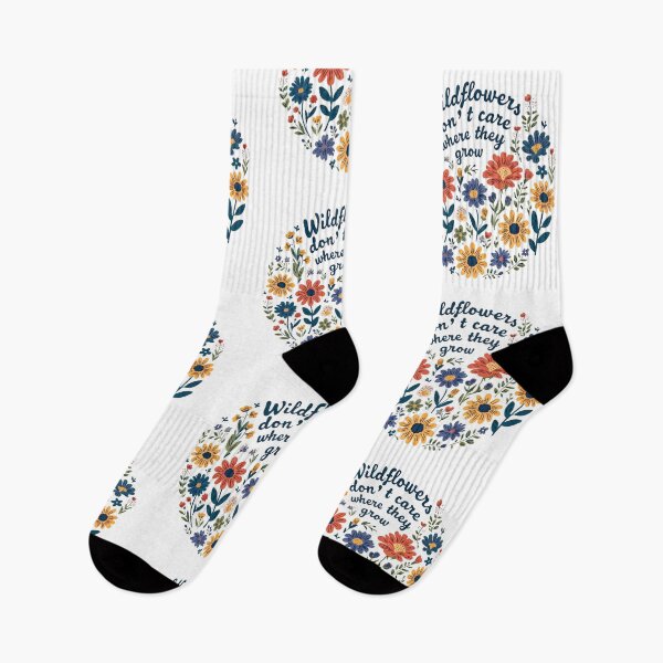 Item preview, Wildflowers don't care where they grow quote designed and sold by MendaciousMina.