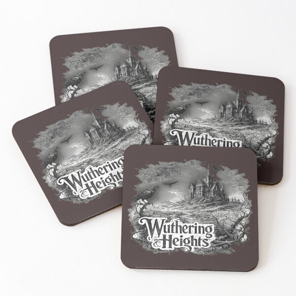 Item preview, Wuthering Heights Gothic Mansion Raven Sticker | Dark Academia Classic Literature Vinyl Decal designed and sold by RedVista.