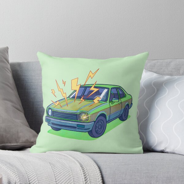 Item preview, Green Zoom Flash Car Lights Stickers Prints Posters Wall Art Magnet Home Coffee Cup Decoration TShirt Stationary Notebook Magnet Hat Kitchen Work School Office Redbubble Shop designed and sold by Saritas Boutique Shop.