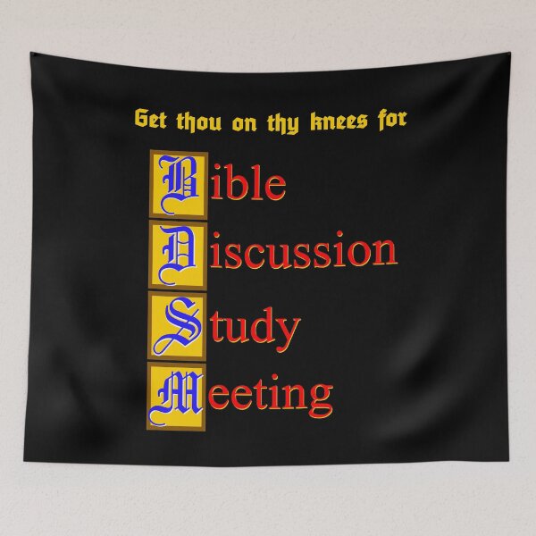 Item preview, Bible Discussion Study Meeting designed and sold by LeatherRebel75.