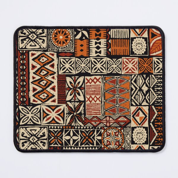 Item preview, Retro Hawaiian Tropical Tapa Print designed and sold by RetroMaggie.