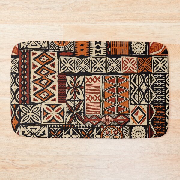 Item preview, Retro Hawaiian Tropical Tapa Print designed and sold by RetroMaggie.