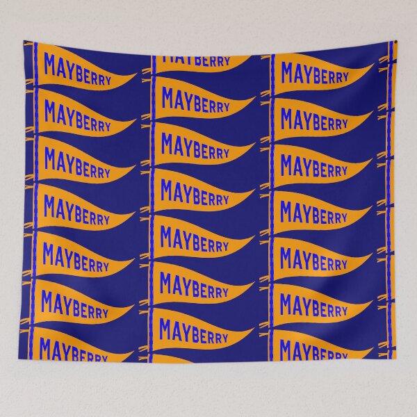Item preview, Mayberry Pennant Orange designed and sold by Normbot2000.