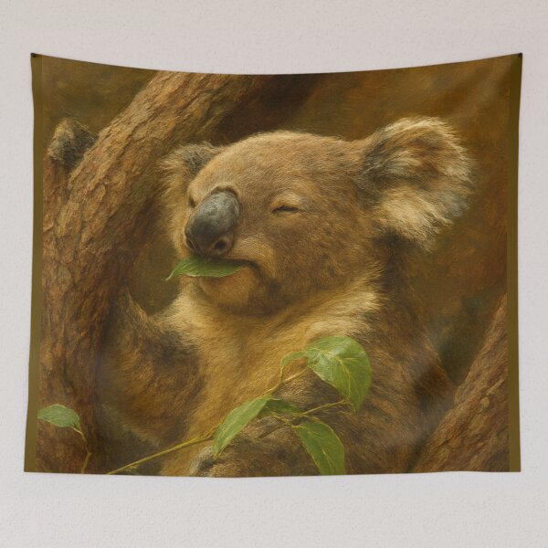 Item preview, Koala Eating Gum Leaves designed and sold by Juzzy72.