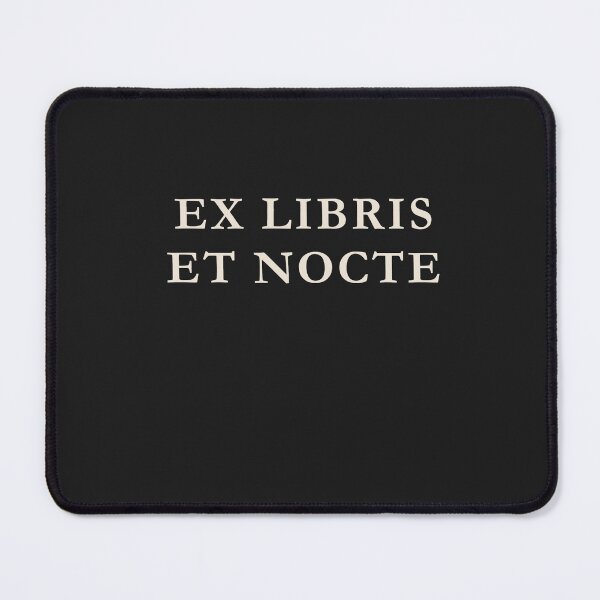 Item preview, Ex Libris et Nocte Latin Dark Academia Literary Text Design designed and sold by semenol.