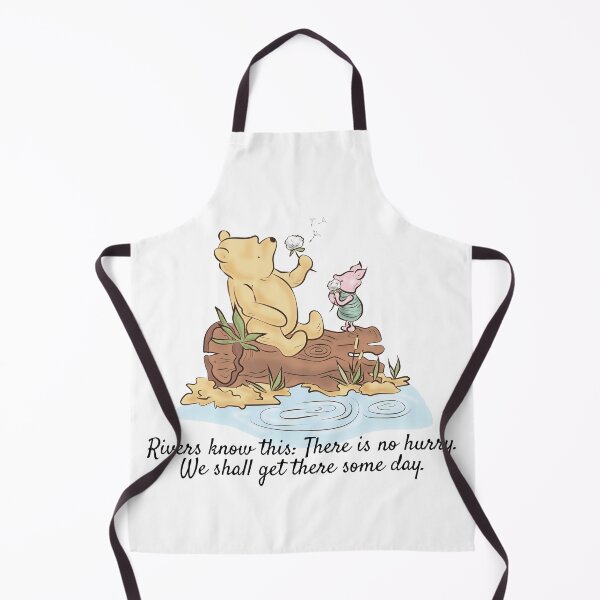 Item preview, Classic Winnie the Pooh Rivers Quote designed and sold by ColorFlowArt.