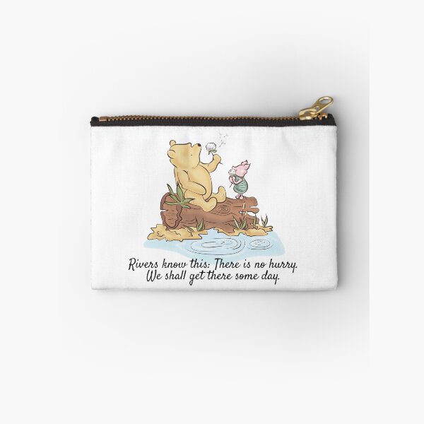 Item preview, Classic Winnie the Pooh Rivers Quote designed and sold by ColorFlowArt.