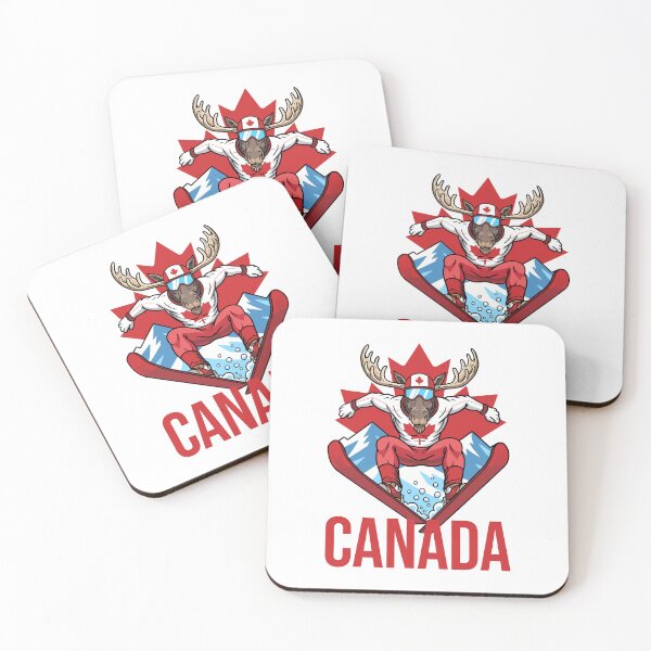 Item preview, Moose on the Loose – Canada Winter Shredder designed and sold by CARPIO Creations.