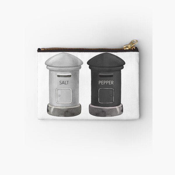 Item preview, Monochrome Salt and Pepper Shakers designed and sold by ShadeScapeArt.