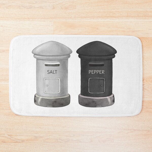Item preview, Monochrome Salt and Pepper Shakers designed and sold by ShadeScapeArt.