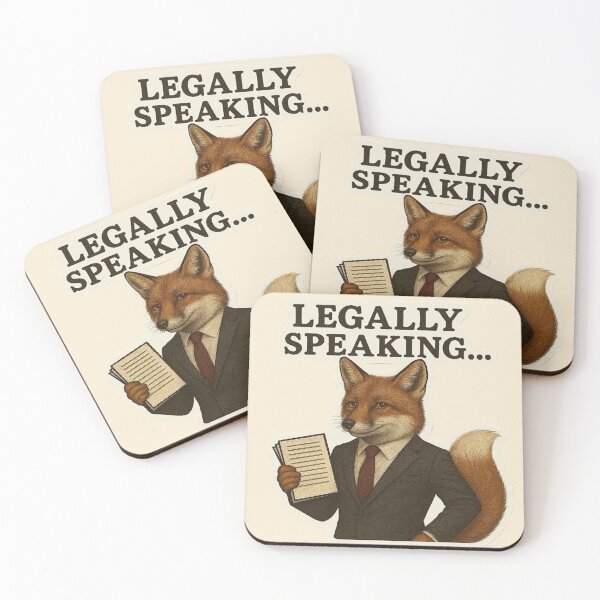 Item preview, Fox Lawyer – Legally Speaking designed and sold by MiLaKK.