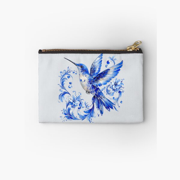 Item preview, Porcelain Blue Hummingbird 9 designed and sold by Dawne's Designs.