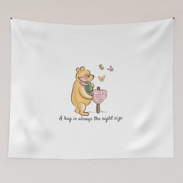 Item preview, Classic Winnie the Pooh Hugging Piglet designed and sold by ColorFlowArt.