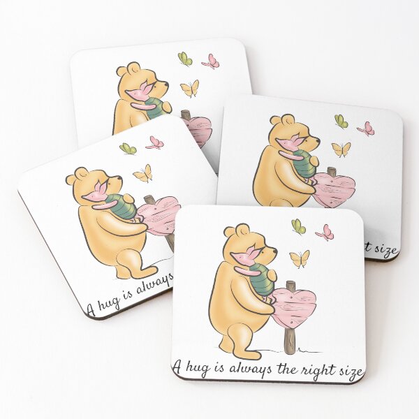 Item preview, Classic Winnie the Pooh Hugging Piglet designed and sold by ColorFlowArt.