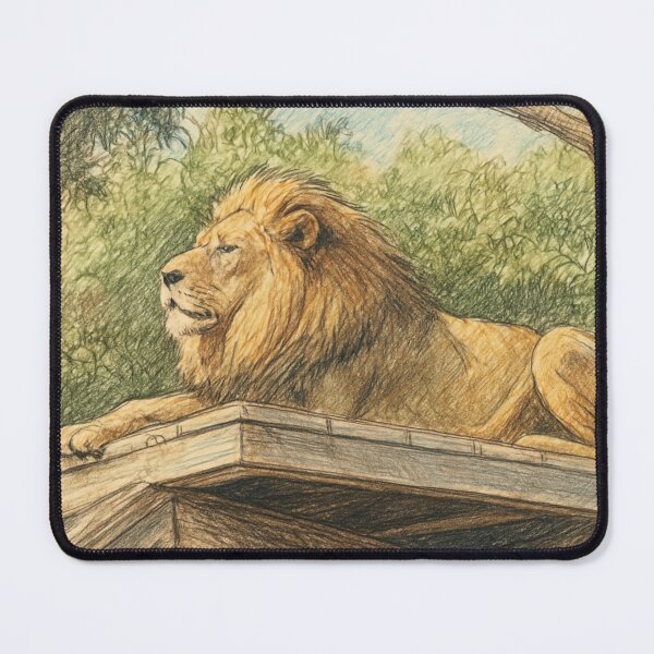 Item preview, Lion Watching out  designed and sold by Juzzy72.