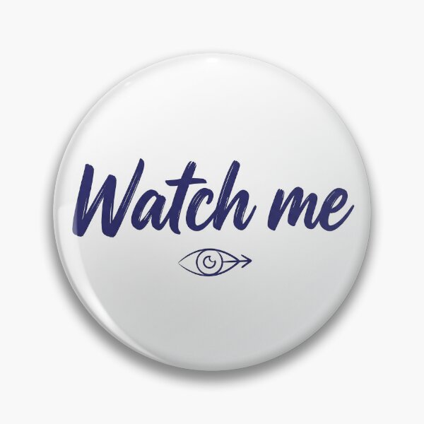 Item preview, Watch Me Motivational Quote Eye Arrow Typography Design designed and sold by ELmestka.