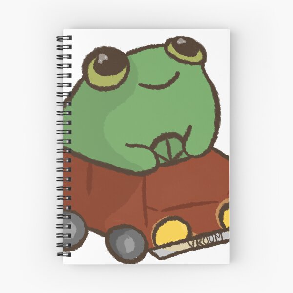 Item preview, froggy vroom vroom designed and sold by TheHermitCrab.