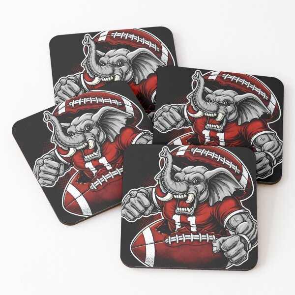 Item preview, Alabama Crimson Elephant Football Mascot designed and sold by ArcaneArtistry.