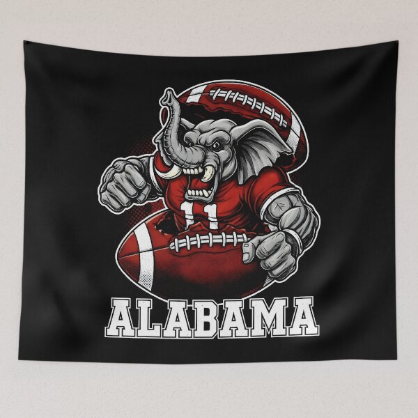 Item preview, Alabama Crimson Elephant Football Mascot designed and sold by ArcaneArtistry.