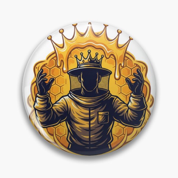 Item preview, Queen Bee Beekeeper Crown – Honeycomb Royal Honey Lover Design designed and sold by YK SHOP.