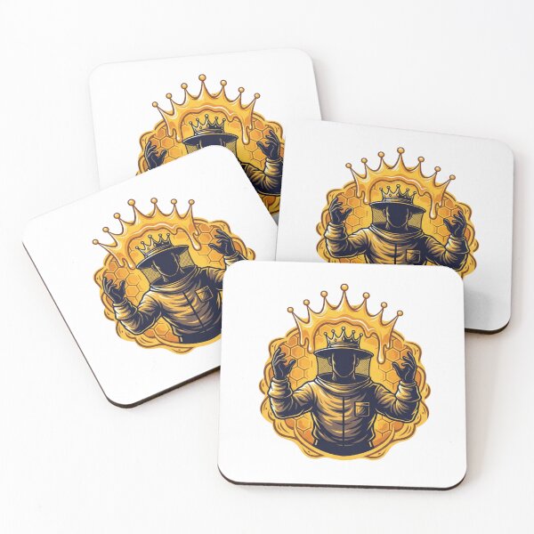 Item preview, Queen Bee Beekeeper Crown – Honeycomb Royal Honey Lover Design designed and sold by YK SHOP.
