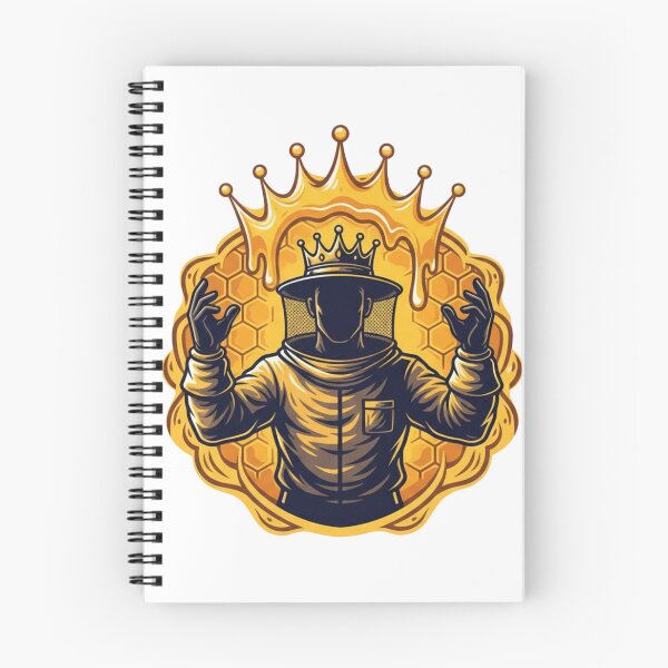 Item preview, Queen Bee Beekeeper Crown – Honeycomb Royal Honey Lover Design designed and sold by YK SHOP.
