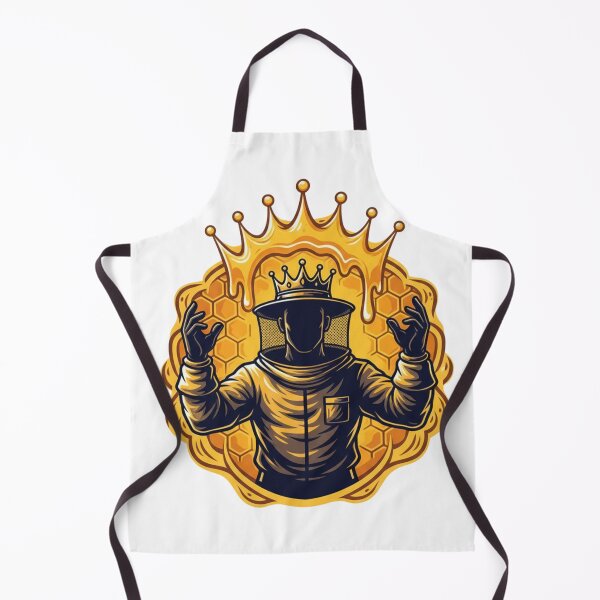 Item preview, Queen Bee Beekeeper Crown – Honeycomb Royal Honey Lover Design designed and sold by YK SHOP.