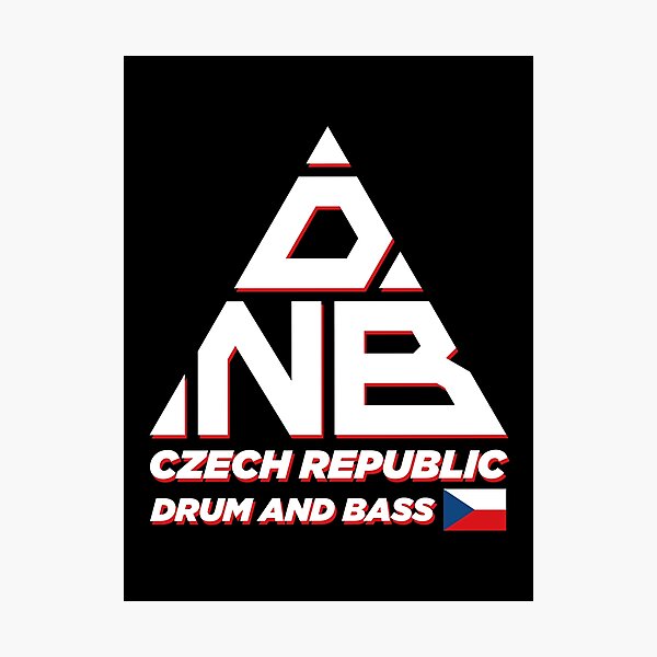 Item preview, Czech Republic Drum and Bass – Central European Bass Culture Streetwear Graphic designed and sold by paulo silveira.