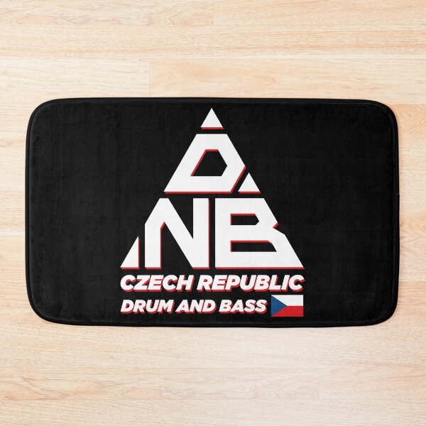 Item preview, Czech Republic Drum and Bass – Central European Bass Culture Streetwear Graphic designed and sold by paulo silveira.