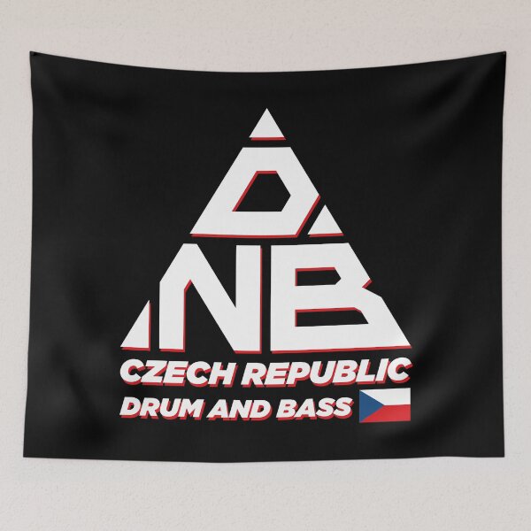 Item preview, Czech Republic Drum and Bass – Central European Bass Culture Streetwear Graphic designed and sold by paulo silveira.