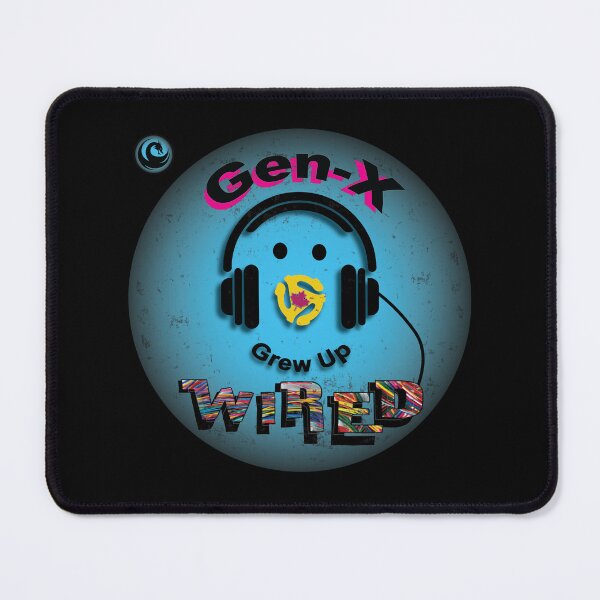 Item preview, Gen‑X Grew Up Wired – Retro Tech Tee designed and sold by waterdragon0265.