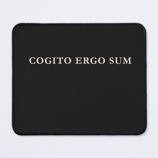 Item preview, Cogito Ergo Sum Latin Philosophy Dark Academia Text Design designed and sold by semenol.