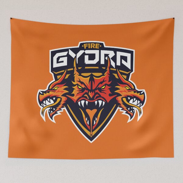 Item preview, Gydra Fire – Flaming Mythic Beast Logo designed and sold by MerlinWear.