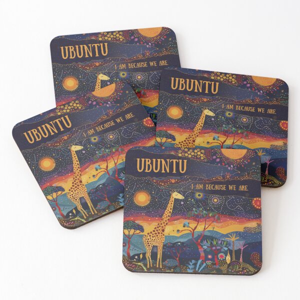 Item preview, Ubuntu I am because we are - Cute Giraffe designed and sold by Thunderg1rl.