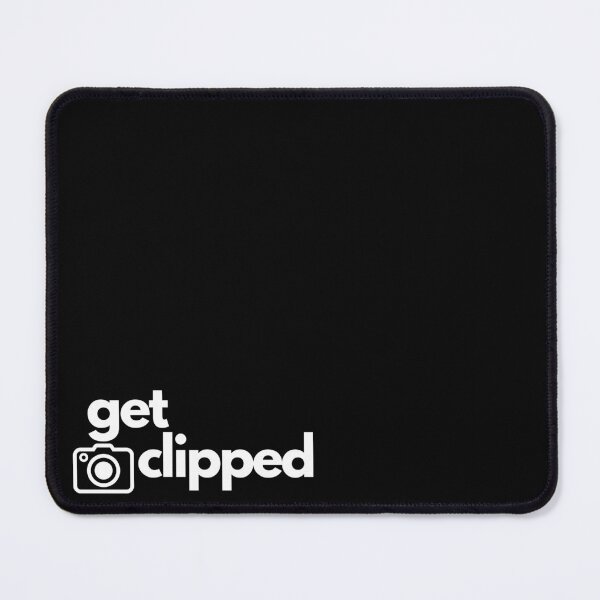 Item preview, "get clipped" Mousepad designed and sold by Vibe-Spot.