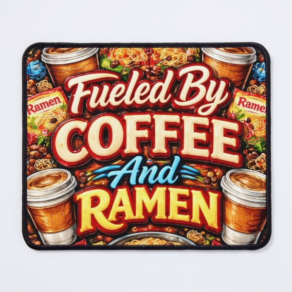 Item preview, College "Fueled By Coffee And Ramen" designed and sold by VFWChuck.