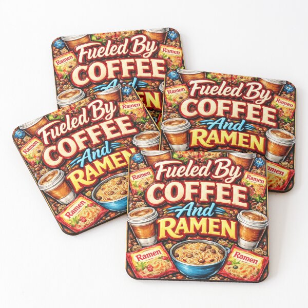 Item preview, College "Fueled By Coffee And Ramen"  designed and sold by VFWChuck.