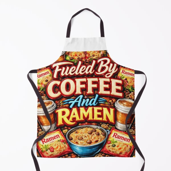 Item preview, College "Fueled By Coffee And Ramen" designed and sold by VFWChuck.