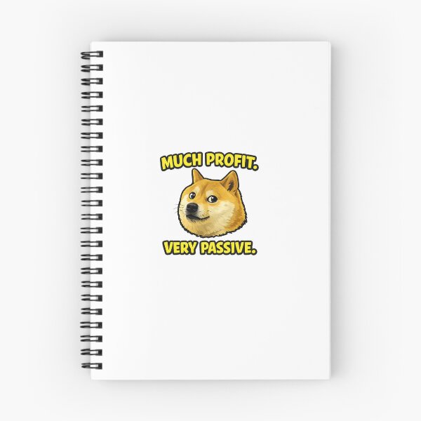 Item preview, Much Profit Very Passive Doge Meme designed and sold by MemeArt42069.