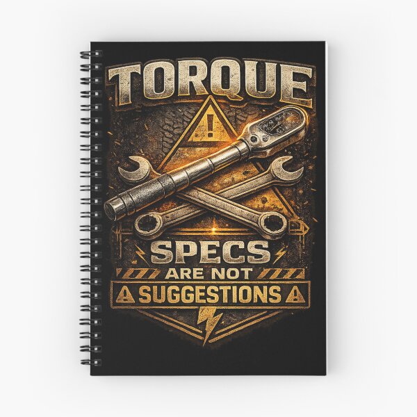 Item preview, TORQUE SPECS ARE NOT SUGGESTIONS — Workshop T-Shirt Graphic designed and sold by alek06.